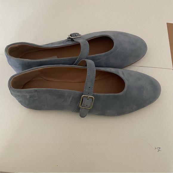 Steve Madden Blue Mary Jane Flats - Picture 2 of 3